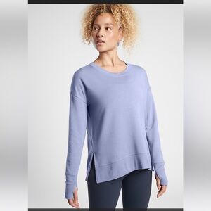 ATHLETA 💜 Coaster Luxe crewneck Sweatshirt
